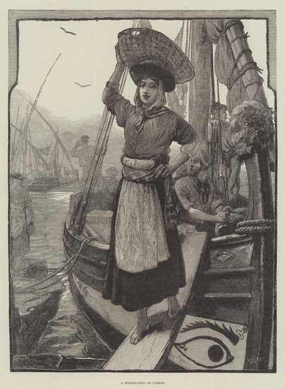 En Fisher-Girl från Lissabon av William Heysham Overend