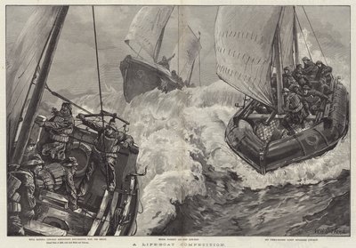En livbåtstävling av William Heysham Overend
