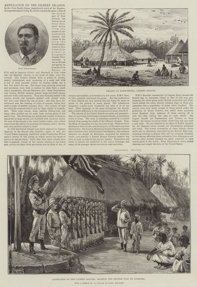 Annexering av Gilbertöarna av William Heysham Overend
