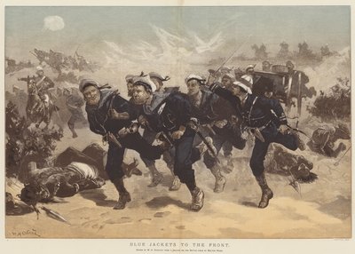 Blå jackor framtill av William Heysham Overend