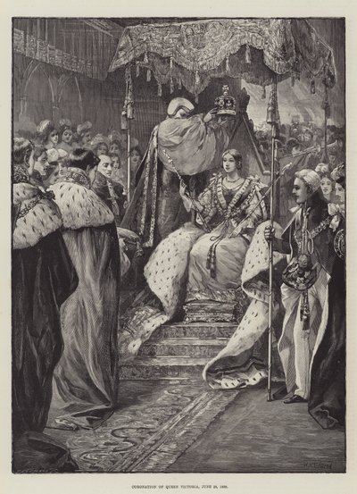 Drottning Victorias kröning den 28 juni 1838 av William Heysham Overend