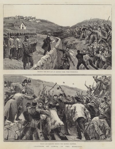 Crofters of Lewis, på Hebriderna av William Heysham Overend