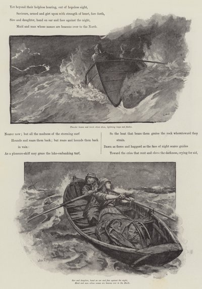 Grace Darling, av A C Swinburne av William Heysham Overend