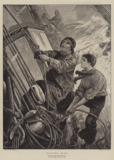 Närmar sig hem av William Heysham Overend