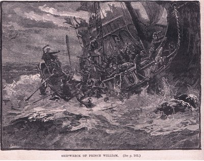 Prins Williams skeppsbrott 1120 e.Kr av William Heysham Overend