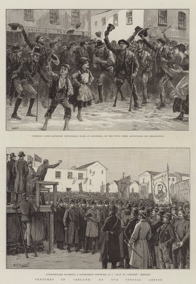 Skisser i Irland av William Heysham Overend