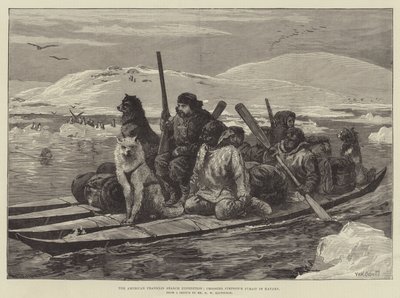Den amerikanska Franklin-expeditionen, som korsar Simpson
