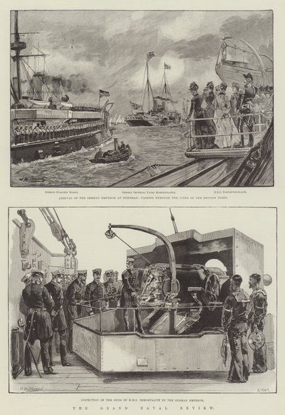 The Grand Naval Review av William Heysham Overend