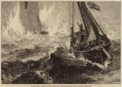 The Late Storms, som passerar proviant genom surfen till Bishop