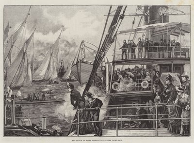 Prinsen av Wales startar Jubilee Yacht-Race av William Heysham Overend