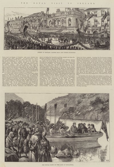 Det kungliga besöket på Irland av William Heysham Overend