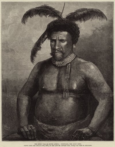 Zulukriget i Sydafrika, Cetewayo, Zulukungen av William Heysham Overend