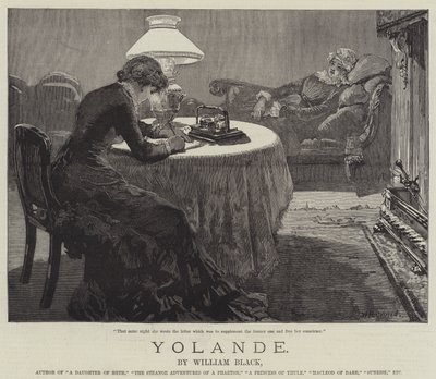 Yolande, av William Black av William Heysham Overend