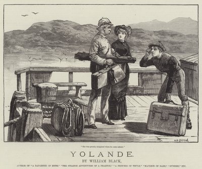 Yolande, av William Black av William Heysham Overend