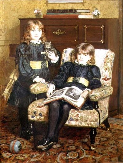 Porträtt av May och Violet Craik av William Hippon Gadsby
