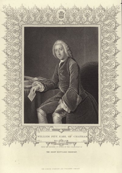 Porträtt av William Pitt den äldre av William Hoare