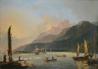 [En] vy över Maitavie Bay, [på ön] Otaheite [Tahiti] av William Hodges