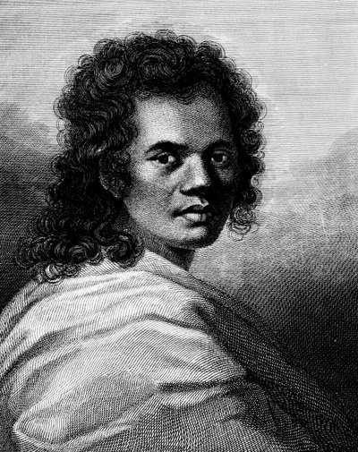 Omai, graverad av J.Caldwall, 1777 av William Hodges