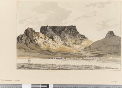 Page 10 Taffelberget, Kapstaden av William Hodges