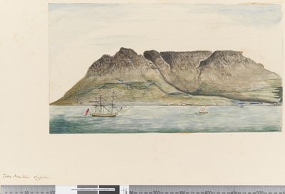 Page 12 Taffelberget, Kapstaden av William Hodges
