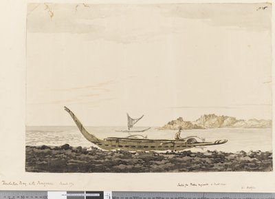Sida 25 Resolution Bay i Marquesas. 1774 av William Hodges