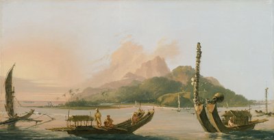 Tahiti: Kurs sydost 1773 av William Hodges