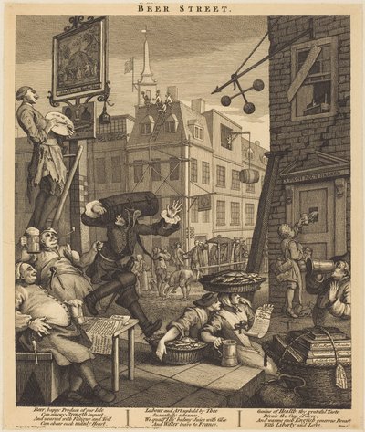 Ölgatan av William Hogarth
