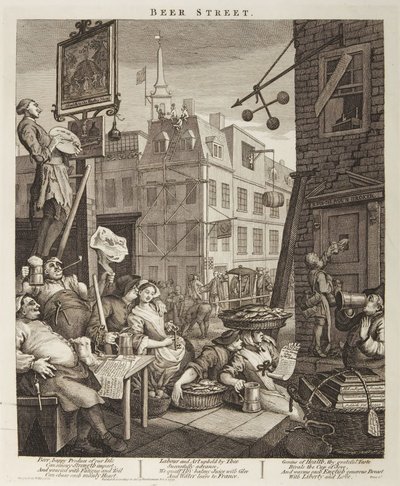 Ölgatan av William Hogarth