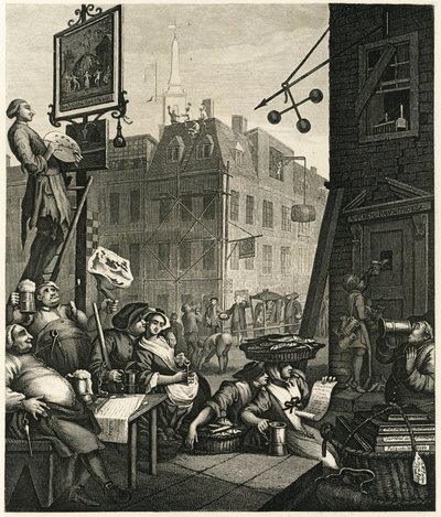 Beer Street, 1751. av William Hogarth