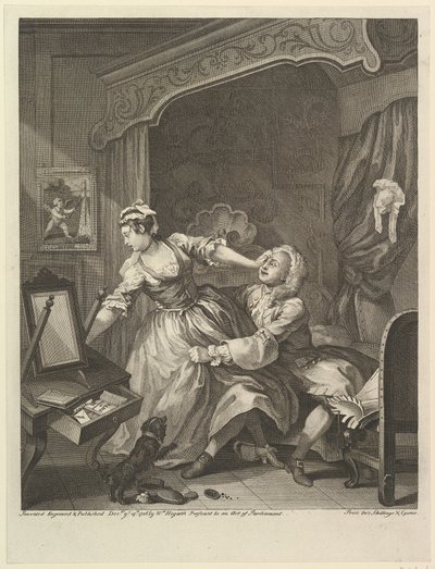 Före den 15 december 1736. av William Hogarth