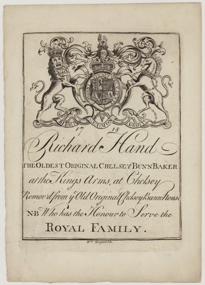 Bun Baker, Richard Hand, byteskort av William Hogarth