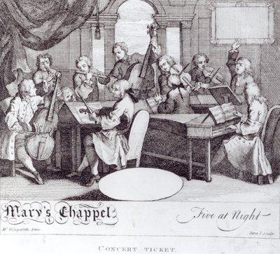 Konsertbiljett till Mary