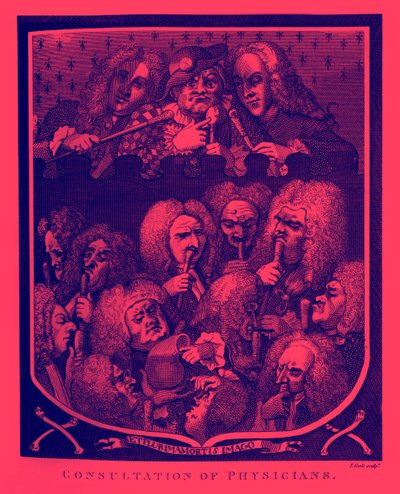 Consultation of Physicians av William Hogarth av William Hogarth