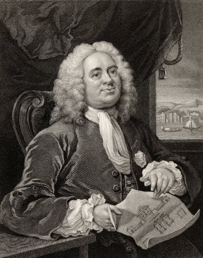 Daniel Lock, graverad av Benjamin Holl (1808-84) från 