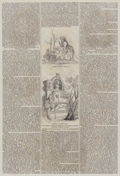 Tidiga utställningssällskap, inrättandet av Royal Academy av William Hogarth