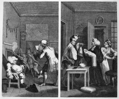 Frontispice till Tristram Shandy av William Hogarth