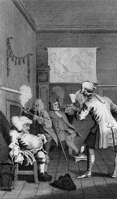 Frontispice till Tristram Shandy av William Hogarth av William Hogarth