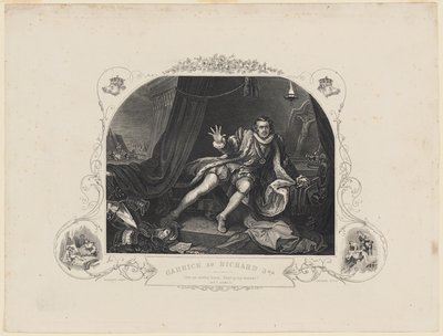 Garrick som Richard 3:e av William Hogarth