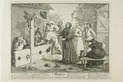 Hudibras in Tribulation, skylt nummer sex från Hudibras av William Hogarth