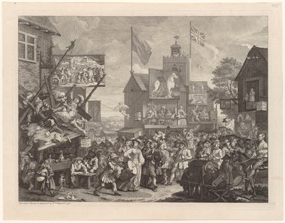 Marknad i Southwark av William Hogarth