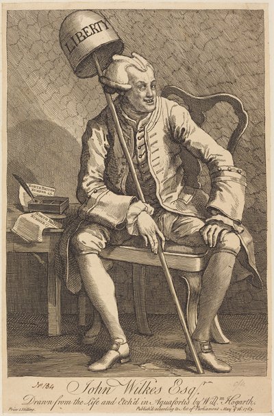 John Wilkes, Esq. av William Hogarth