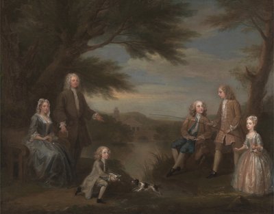 John och Elizabeth Jeffreys och deras barn, 1730. av William Hogarth