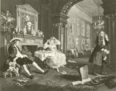 Äktenskap A La Mode av William Hogarth