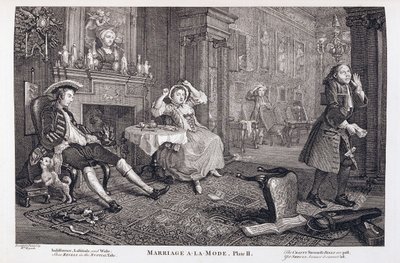 Äktenskap a la Mode av William Hogarth