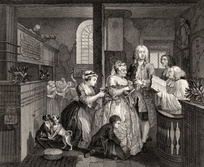 Married to an Old Maid, tavla V från "A Rake