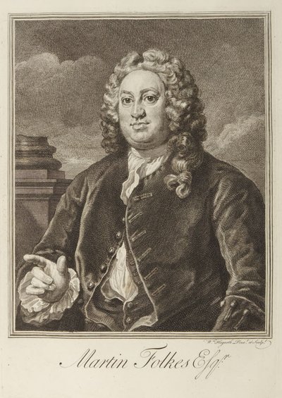 Martin Folkes av William Hogarth