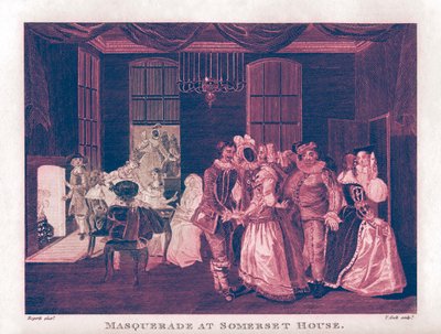 Maskerad på Somerset House av William Hogarth av William Hogarth