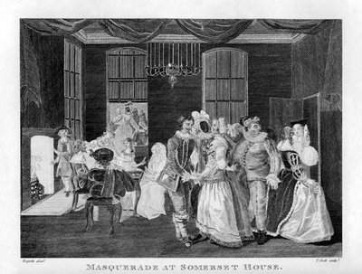 Maskerad på Somerset House av William Hogarth av William Hogarth