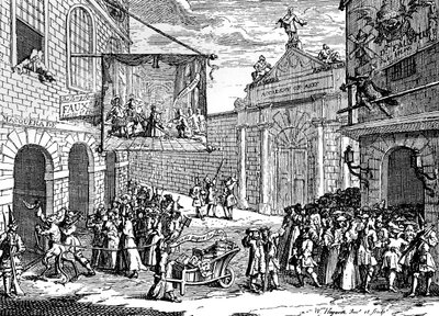 Maskerader och operor, 1724. av William Hogarth