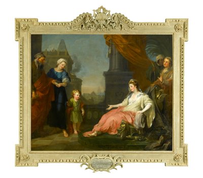 Moses inför Faraos dotter, 1746 av William Hogarth